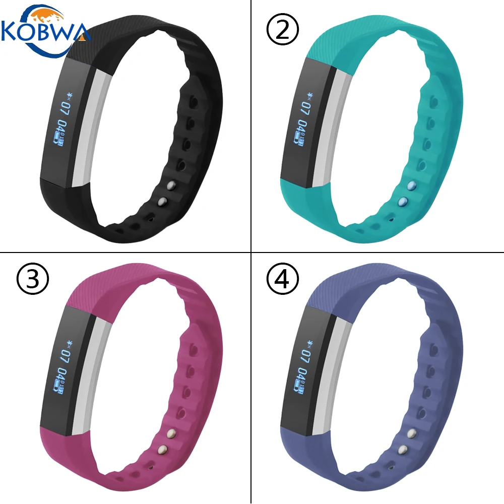 elink oled fitness tracker with heart rate monitoring