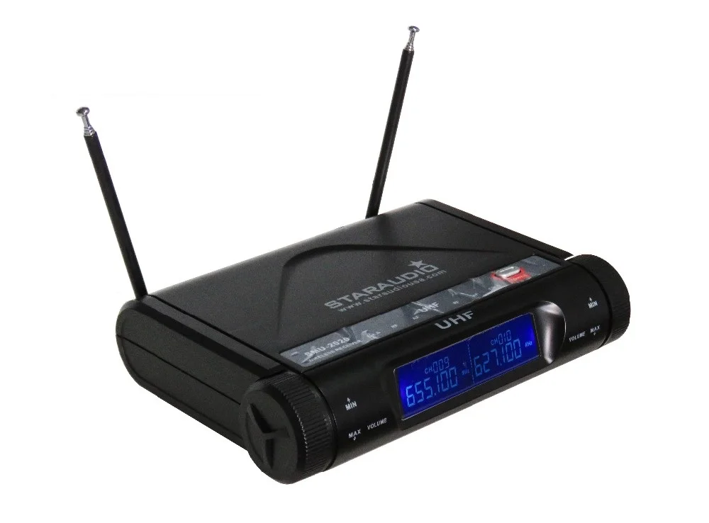 dual channel uhf microphone set 