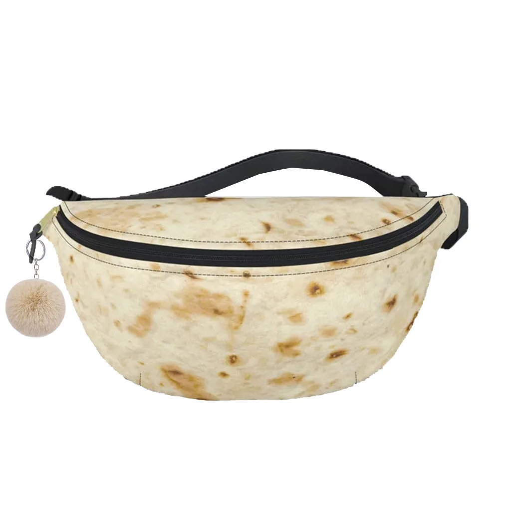 

Fashion Burrito Baby Adult Tortilla Blanket Fanny Pack Novelty Fashion Dad Waist Bag Adjustable Waist Strap Durable Apr 15