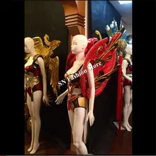 Lady bra Model stage wear led light costumes supply singer party ballroom dance sexy clothes dj sexy dress women performance