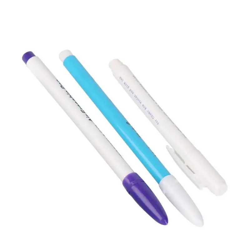 3 шт стирающиеся ручки для рисования, стирающиеся ручки для воды, для маркировки нетканого материала, одна головка/двойная головка 0,8 мм