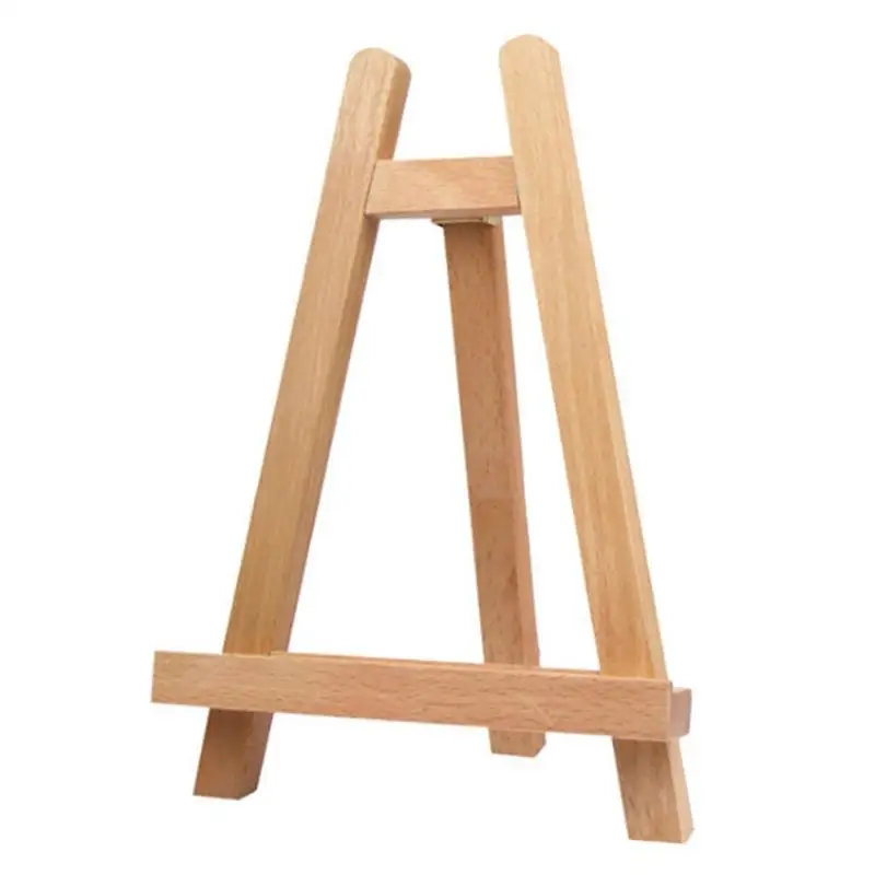 

Mini Artist Wooden Easel Frame Folding Painting Adjustable Tripod Display Shelf Outdoors Studio Display Frame