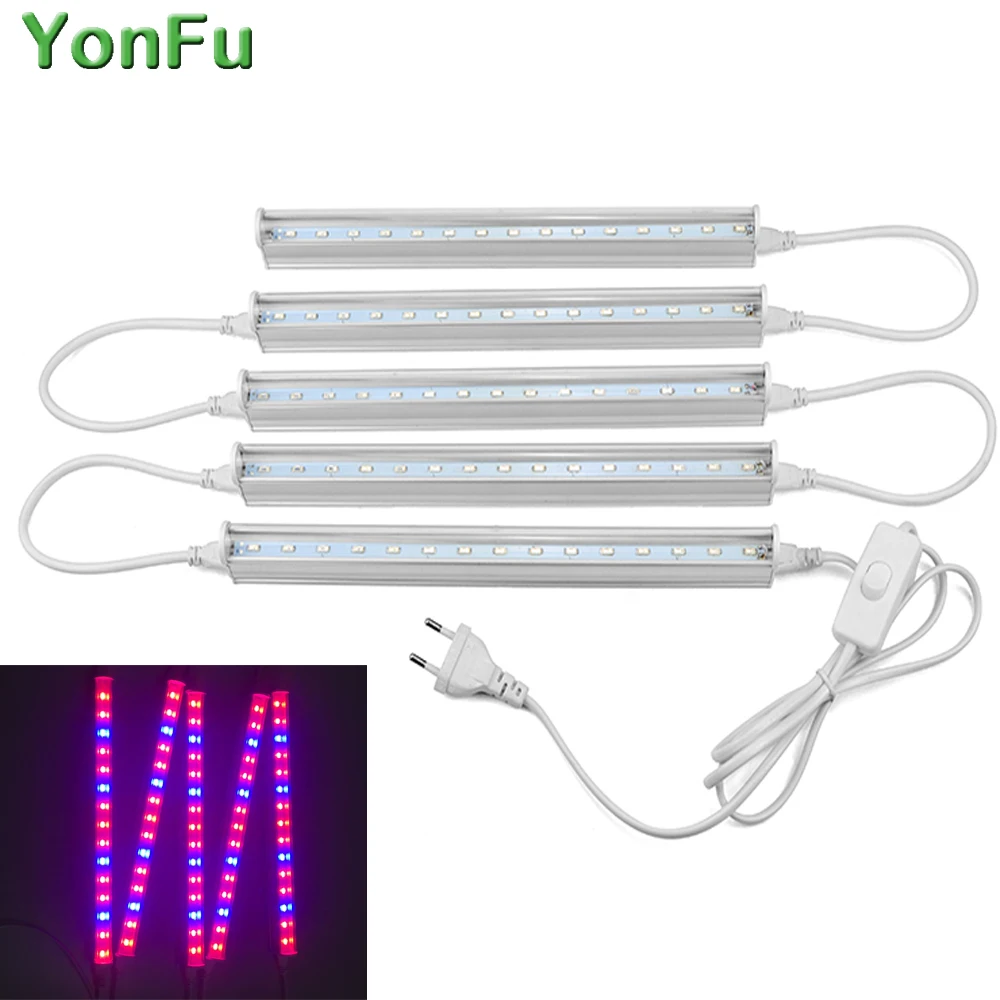 30 Вт светодиодный светать полный спектр T5 трубки светодиодный Лампа внутреннего освещения для теплиц гидропоники системы парниковых