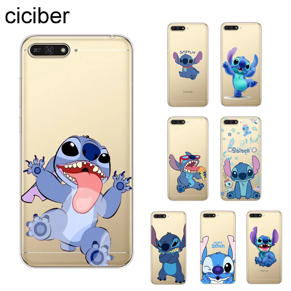 

ciciber Cute Stich Stitch Phone Case For Huawei Y9 2019 Y9 2018 Y7 Prime Y6 2018 Y6 Pro 2017 Y3 Y5 2017 Cover Coque Soft TPU