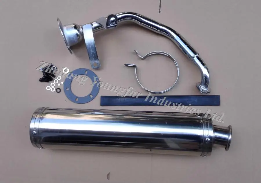 Performance Exhaust Pipe / Exhaust System / Stainless Steel / 100x420mm