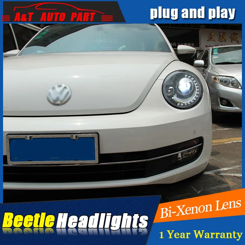 For VW Beetle headlights 2013 2018 for VW Beetle xenon bi xenon len