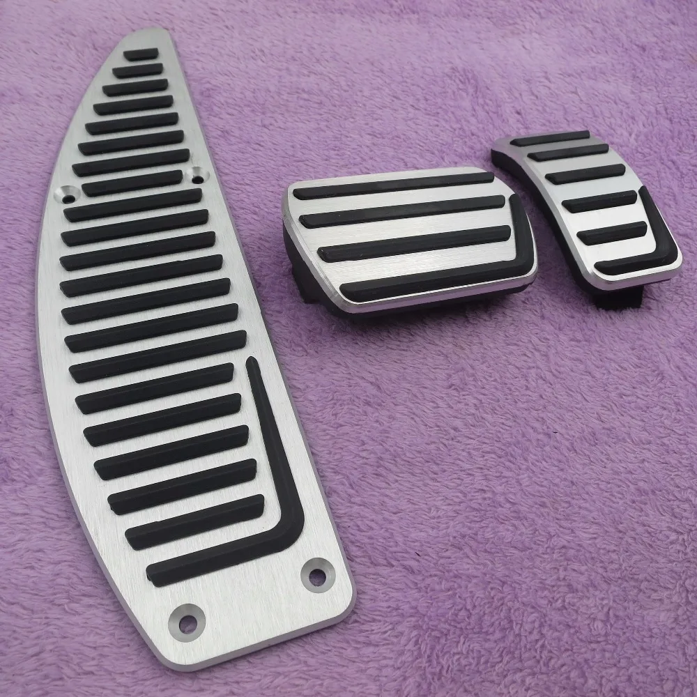 Car Accessories Car Pedals DEE Car Accessories Aluminium Alloy Accelerator Gas Brake Pedal for Volvo S40 V40 C30 AT Non Slip Pedal Plate Pads Styling