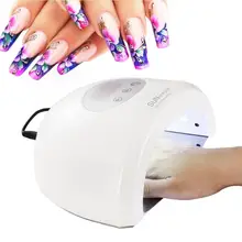Светодиодный УФ-светильник 60 Вт для дизайна ногтей, светодиодный светильник для сушки гель-лака, инструмент для сушки маникюра, лампы для ногтей