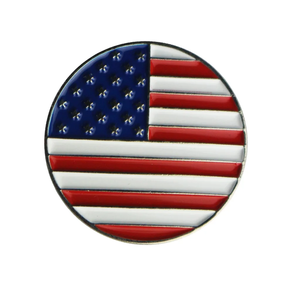 PINMEI Golf Ball Marks Sets Pack of 30 Pieces American Markers Fit Hats Clips or Divot Repair Tools | Спорт и развлечения