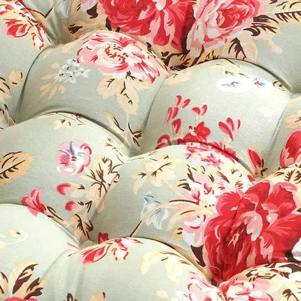 Всесезонная Подушка для стула из хлопка и пыли, круглая подушка для стула - Цвет: Elegant Peony