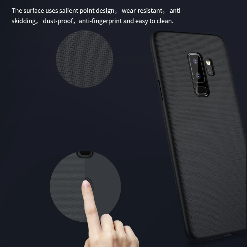 NILLKIN супер матовый защитный чехол для samsung Galaxy S9 S9 Plus Жесткий ПК матовый чехол для телефона для samsung S9 S9+ с розничной посылка