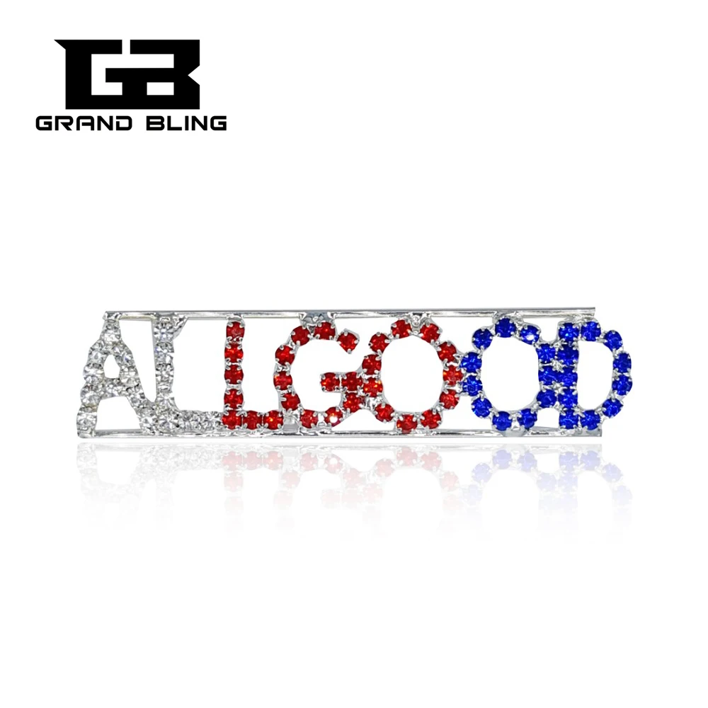 

Handmade Souvenir Unique Gift "ALLGOOD" Words Brooch Pin FREE SHIPPING