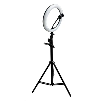 

Phone Shooting Light Stand Photo 26CM/10" LED Beauty Ring Light Makeup Lamp Studio Photo tripod Kit Live Video Photography