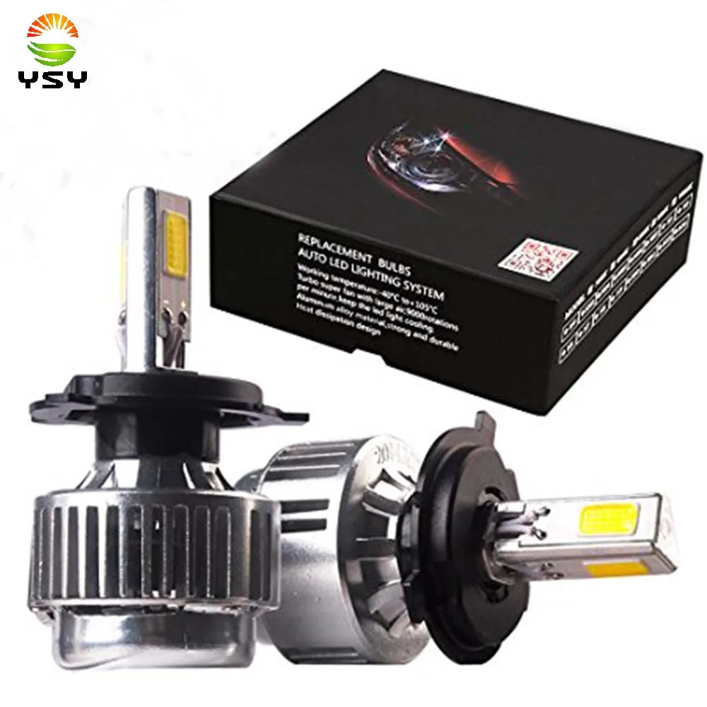 

2pcs/lot H1 H3 H7 H11 9005 9006 880 H4 H13 9004 9007 COB LED Car Headlight Bulb Hi-Lo Beam 24W 2400LM 6000K Auto Headlamp