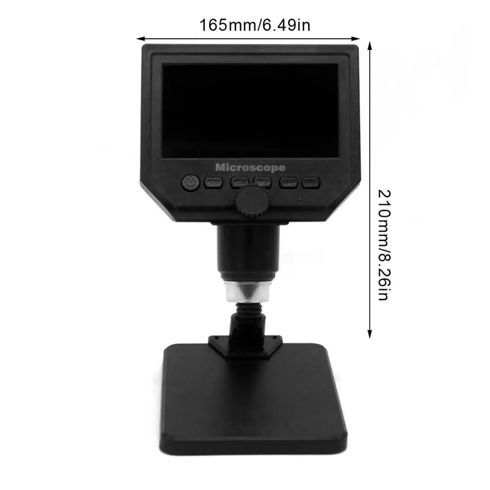 Black G600 HD Mobile Phone Repair Microscope 4.3 Inch 600X Digital Electron Microscope Black G600 HD Mobile Phone Repair Microscope 4.3 Inch 600X Digital Electron Microscope