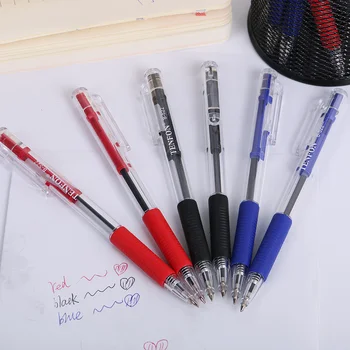 

0.7mm Cute Transparent Plastic Ball Ballpoint Pens Ballpen for Office School Writing Supplies Stationery