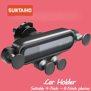 

Suntaiho Car Phone Holder Air Vent Gravity Holder for iPhone XS Max gravity car phone holder For Phone Car airvent Mount Stand