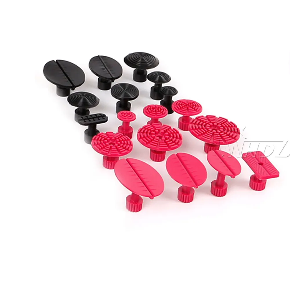 18pcs black red plastic Car Dent Repair tabs set for Hail Repair auto body DPR kits