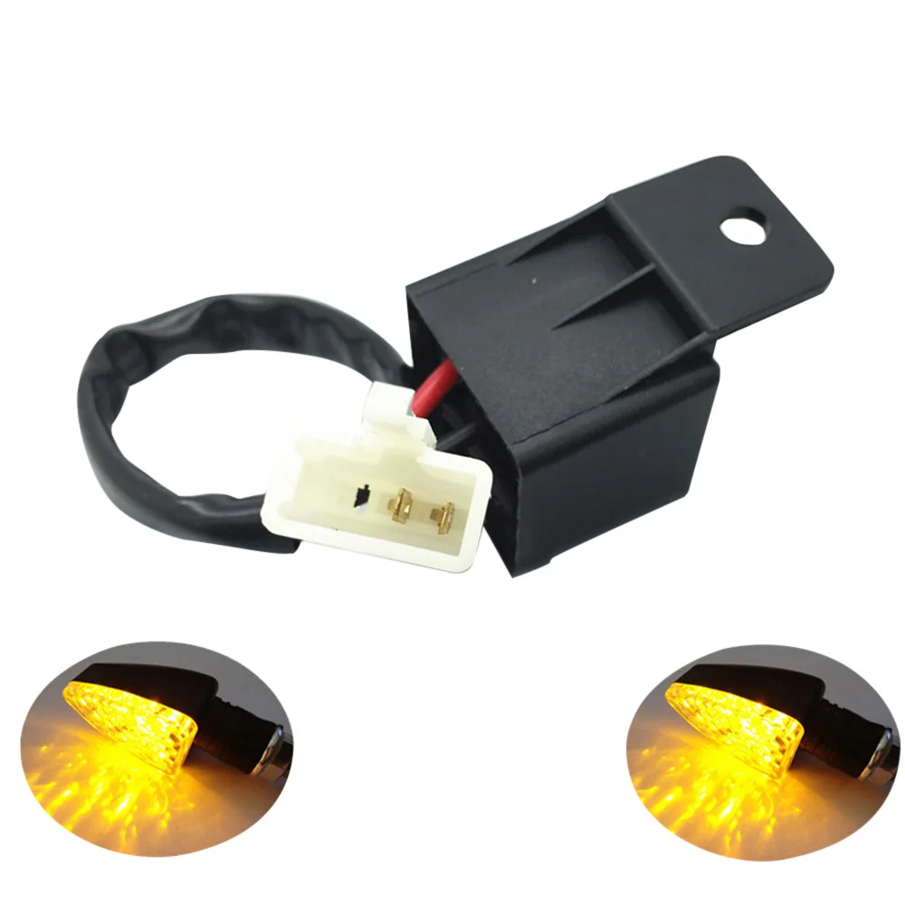 12A 2Pin Electronic LED Flasher Relay for Honda Kawasaki Suzuki Yamaha