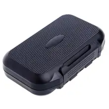 Portable Waterproof Fly Fishing Lure Bait Trout Flies Storage Box Case Container portable fishing gear lure storage case box black white