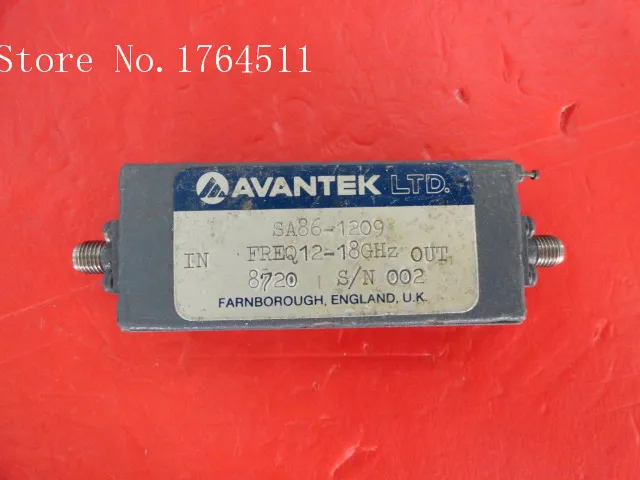 

[BELLA] AVANTEK SA86-1209 12-18GHz 15V SMA low noise amplifier