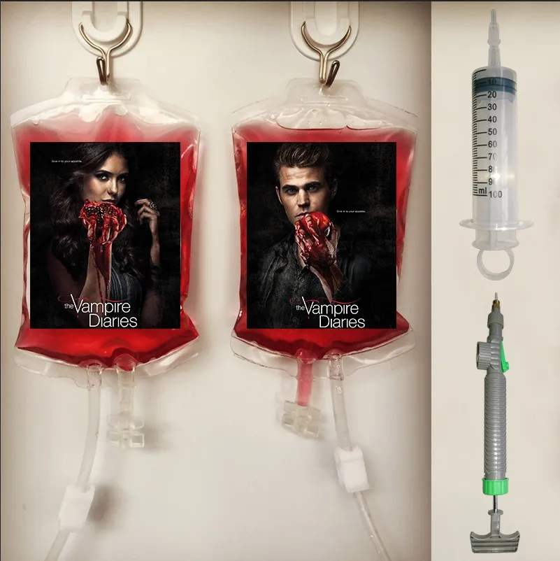 2016 NEW The Vampire Diaries Blood beverages bags drinks juice bags energy drink package bag