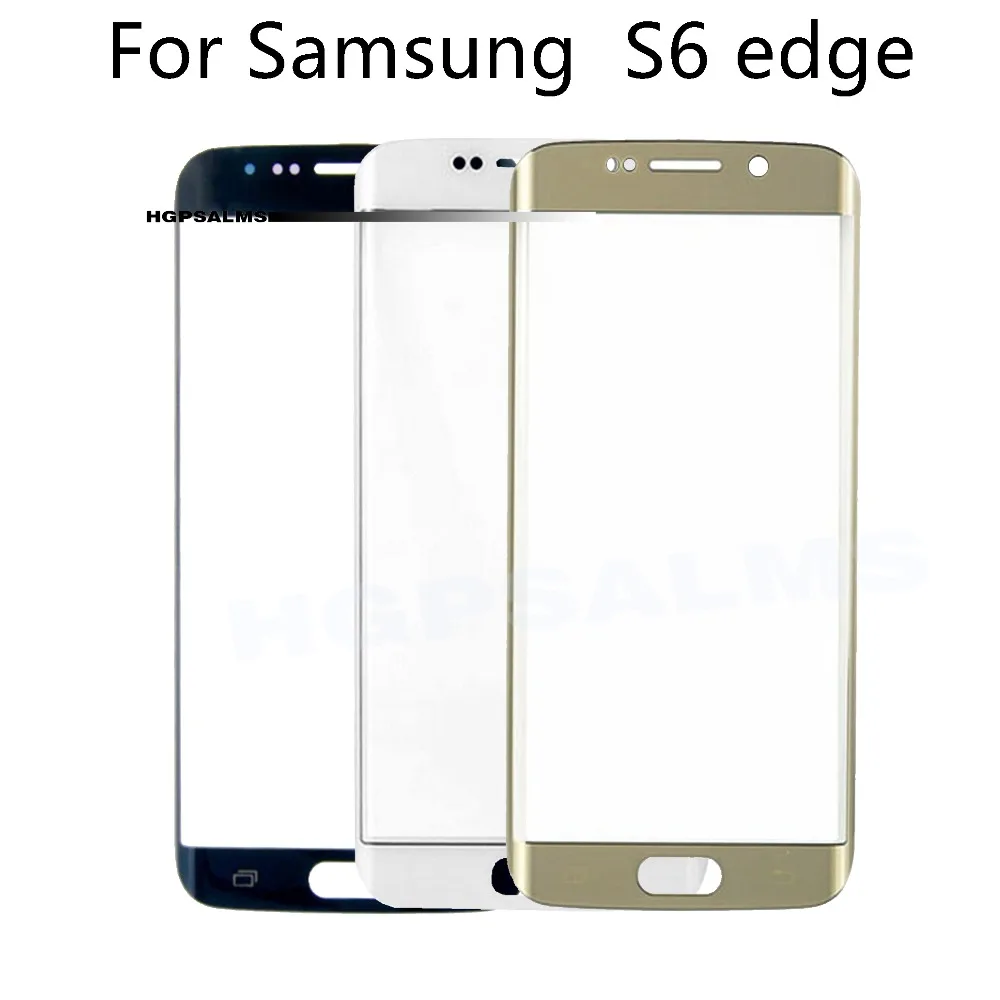 SAM248  For Samsung Galaxy S6 edge SM-G9250 G925FH LCD display outer touch panel screen glass replacement