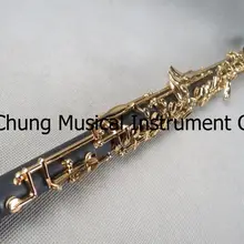 Профессиональный композитный деревянный концертный полуавтоматический гобой, позолоченный ключ C