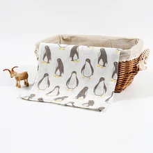 Детское хлопковое муслиновое одеяло, многофункциональное муслиновое детское одеяло для новорожденных одеяло для пеленания 120*120 см