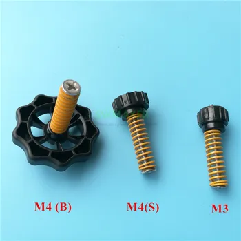 

1pcs Creality Hand Twist Nut Spring Screw kit M3 / M4 For Creality CR-10 CR-10S CR-8 CR-5 Mini Ender-3 or other 3D Printer
