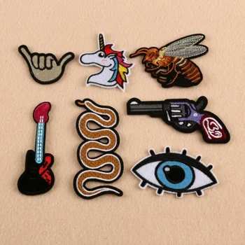 

Wholesale 40pcs DIY Embroidered Sewing On Patch Iron-On Patch Stickers For Clothes Sewing Fabric Applique Supplies YO31