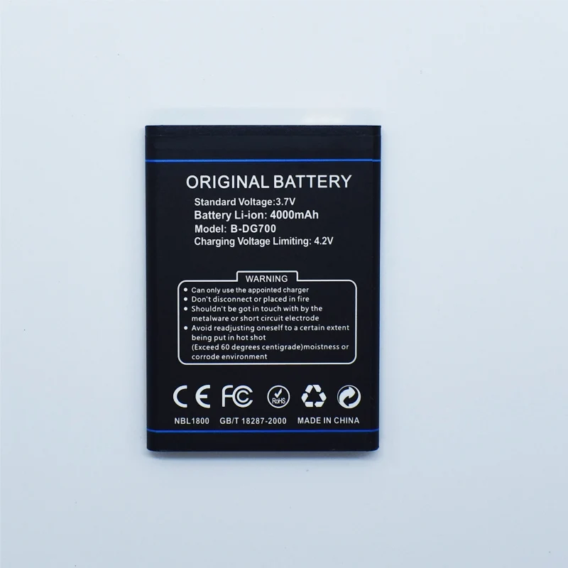 Новый аккумулятор Hekiy для смартфона Doogee DG700 TITANS2 4000 мАч B заменяемый высокого