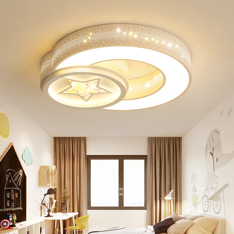 

Modern Ceiling Lights Living Room Bedroom Children's Room LED Ceiling Light Simple Fashion Circle Ceiling Lamp AC85-265V