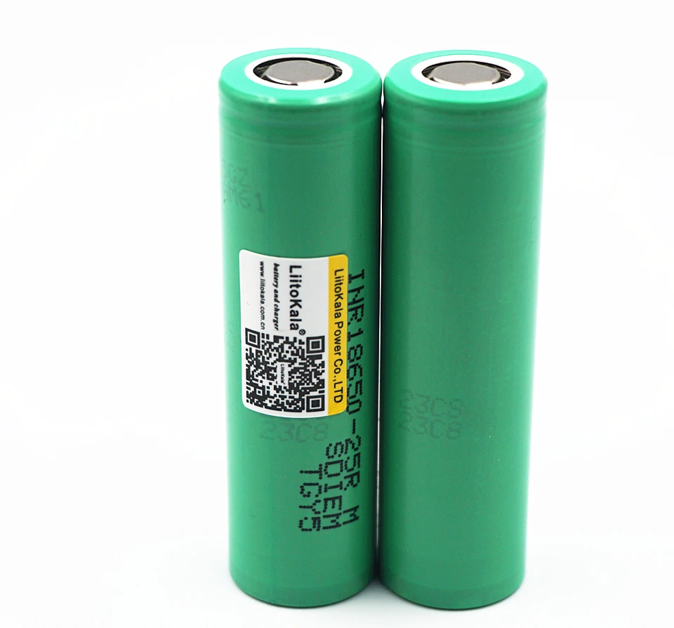 100% Original INR 18650-25RM 2500mAh 18650 Battery  (8)