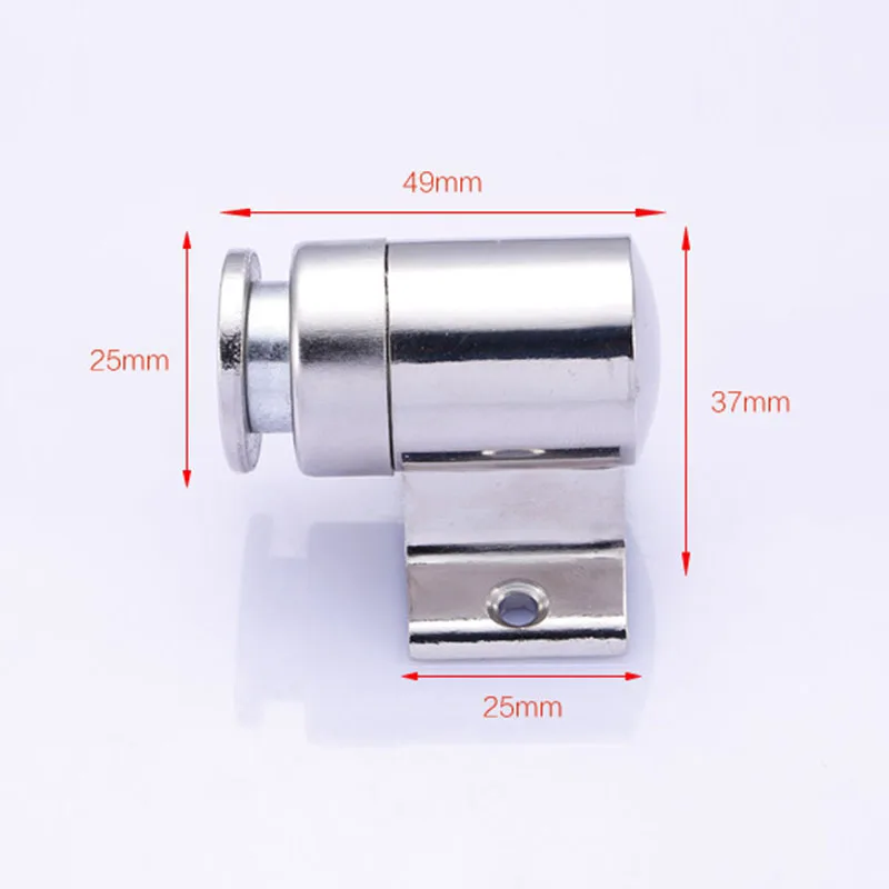 inc Alloy Magnetic Door Stop Holder Floor-mounted Stopper Stainless Steel Nickel Brushed For Furniture Hardware 14