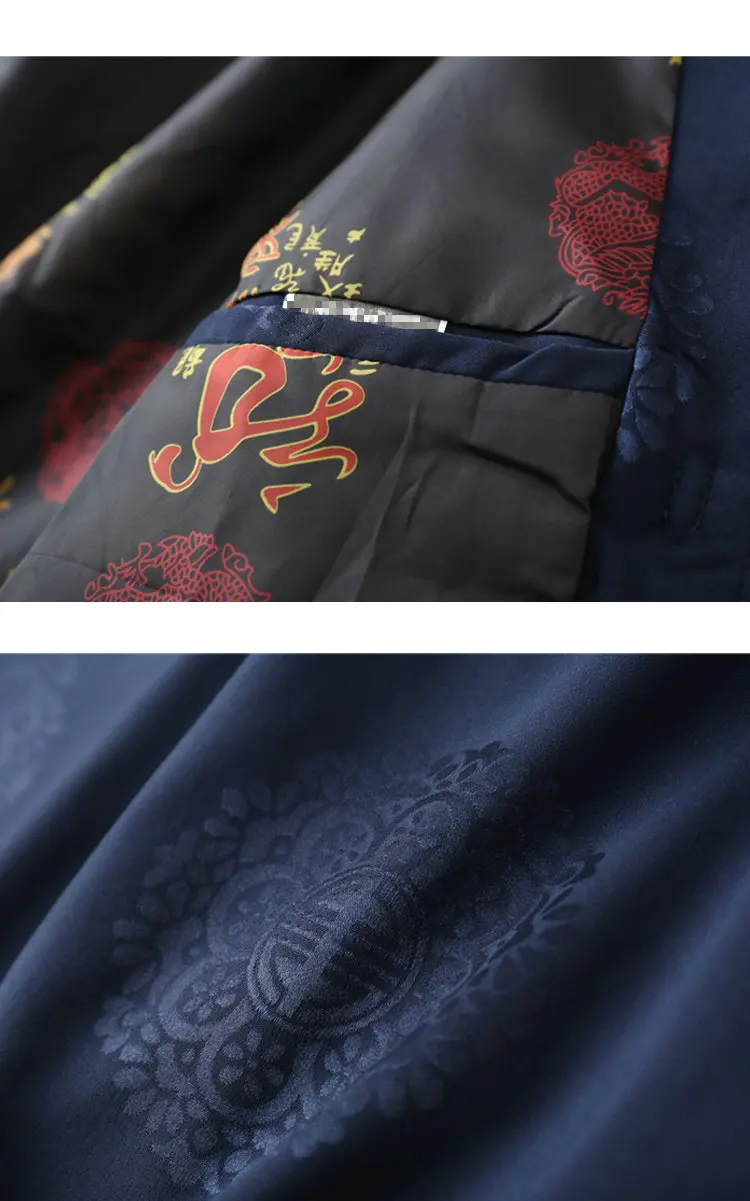 WAEOLSA Chinese Style Men Mandarin Collar Jacket Suits Man Ethnic Tangzhuang Coats Traditional Mao Suit Jackets Red Blue Oufits Plus Size (1)