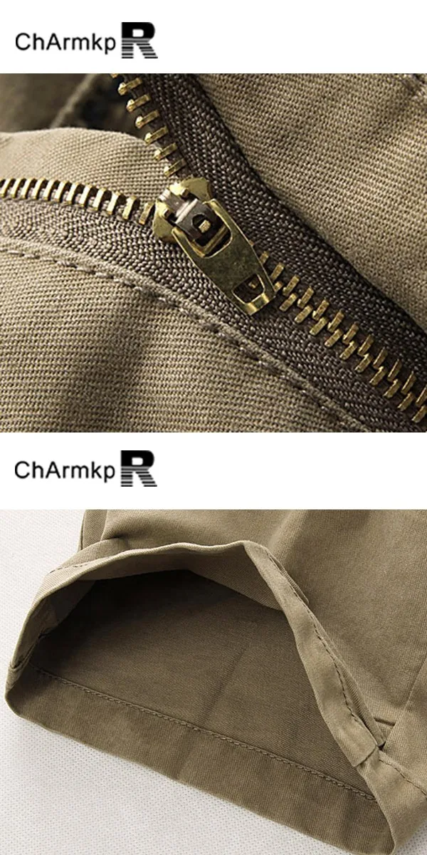 Outdooors Loose Large Size Cotton Multi Pockets Cargo Pants