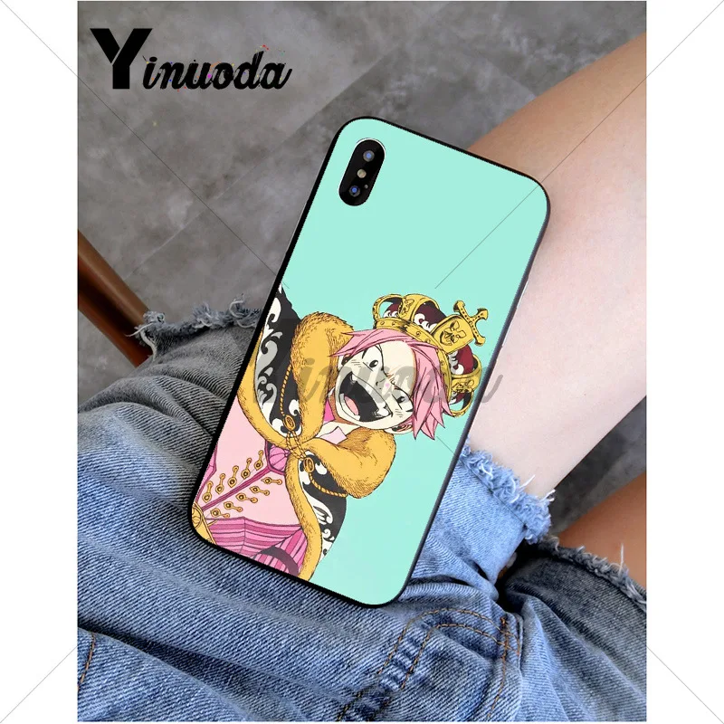 Yinuoda Аниме Манга Фея хвост клиент высокий телефонный чехол для Apple iPhone 8 7 6 6S Plus X XS