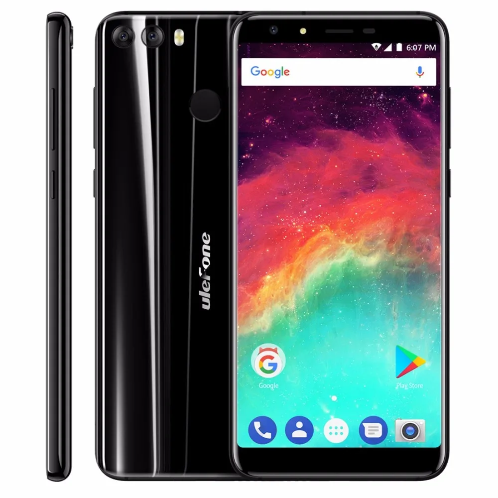 Ulefone Mix 2 смартфон 5.7 дюймов 18:9 HD mtk6737 4 ядра android 7.0 ГБ + 16 3300 мАч 13MP двойной камеры