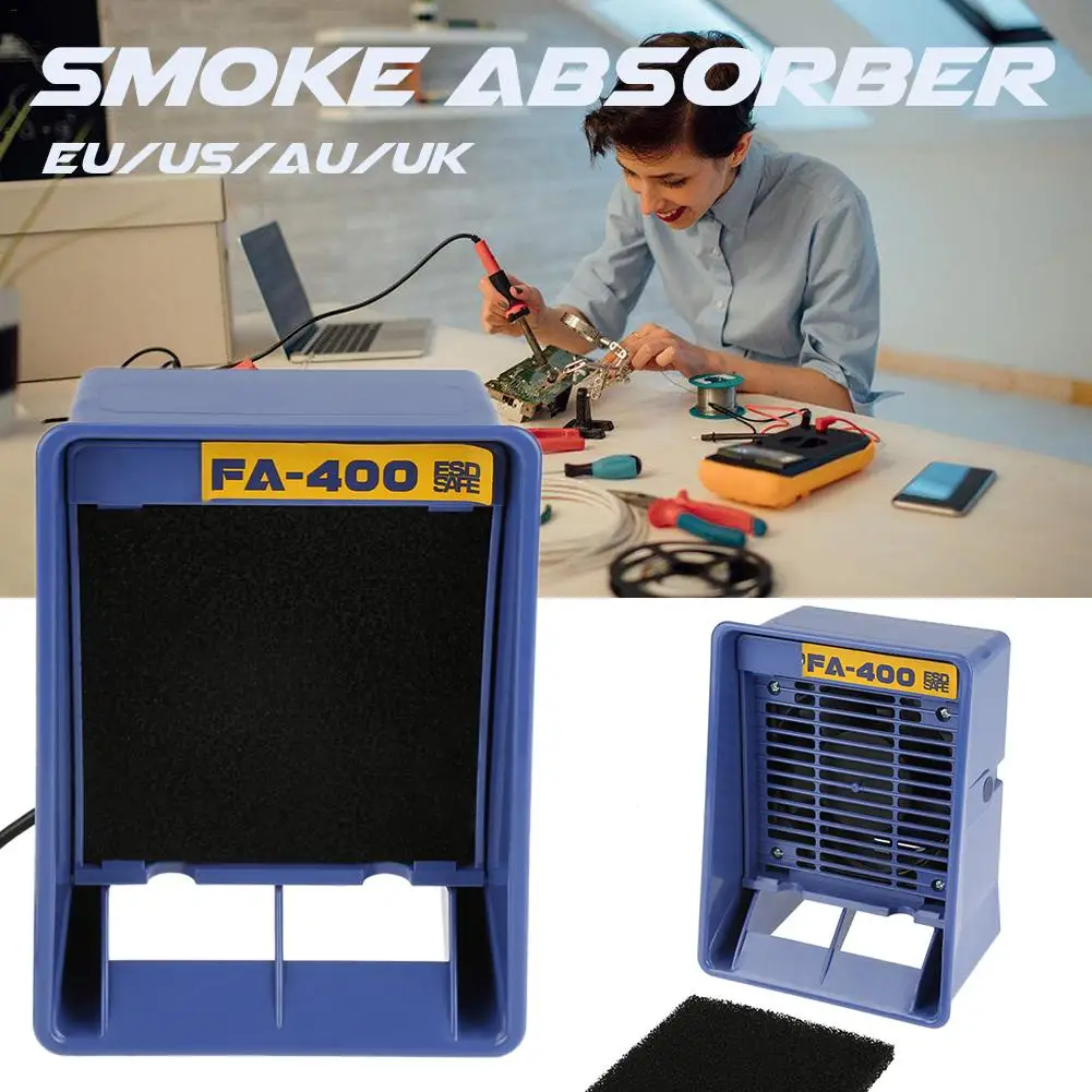 Aparelho de Fumar Absorvedor de Fumaça de Escape Eficientemente o Dimensionamento Solda Anti-estático Não-horizontal Fa-400 - Image 5