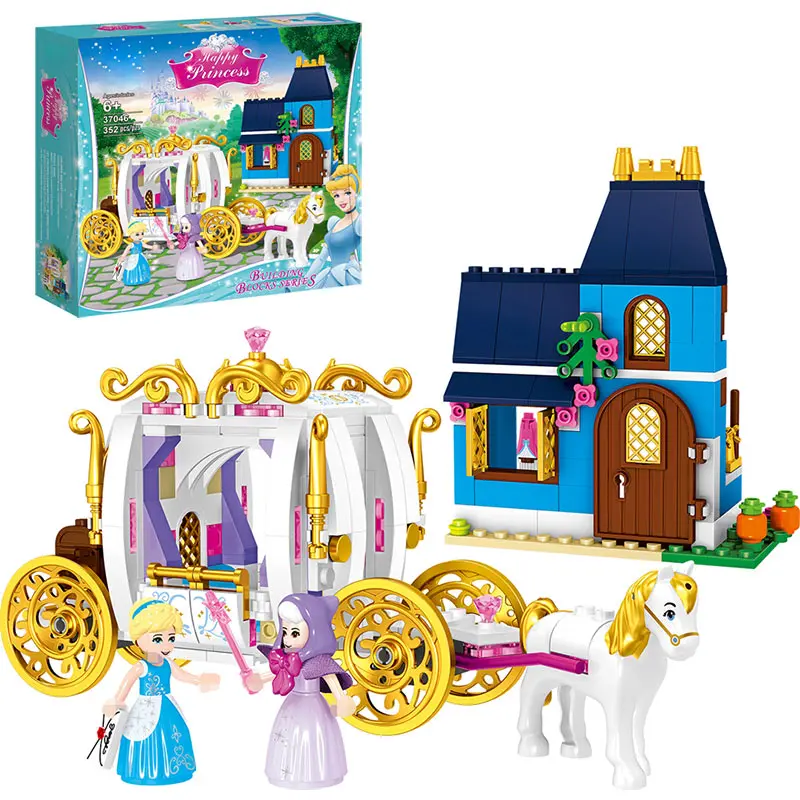 

YEXING 352pcs Educational Building Blocks Toys For Children Gifts Castle Girls Friends Princess Prince Mermaid Beauty Beast Snow