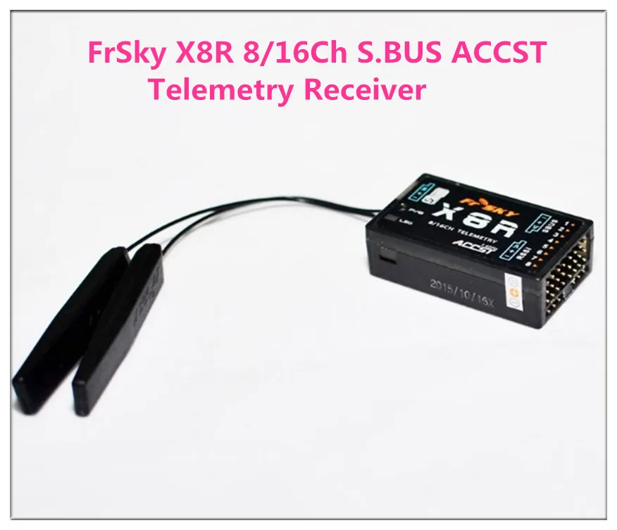 

Free Shipping FrSky 2.4G S.Port 8/16ch Telemetry Receiver X8R for Taranis X9D - PCB Antenna