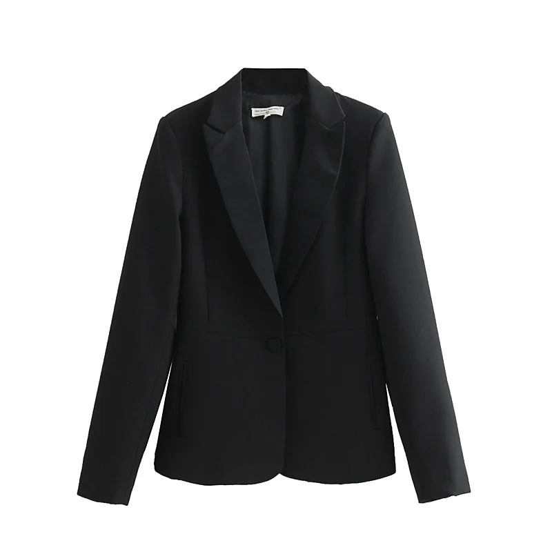 2019 spring blazer women casual black coat women solid blazer feminino