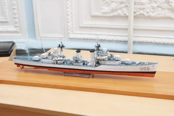 

DIY Paper Model Us Destroyer Uss ''Porter'' WW II Boy Gift Papercraft 3D Puzzle