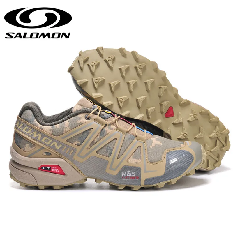 Salomon Speed Cross 3 Cs III Mens Running Shoes Professional Outdoor Male Air Mesh Athletic Sport Shoes Speedcroo 3 Size 40-46