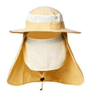 Whichinshower с широкими большими полями, Солнцезащитная рыболовная шляпа, защита лица и шеи, летняя солнцезащитная Кепка для альпинизма, Панама с веревкой