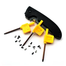 Отвертка TYSEEK T6 T8 T10 для самостоятельного изготовления ножей, складной нож, инструменты для удаления винтов, отвертка сливы