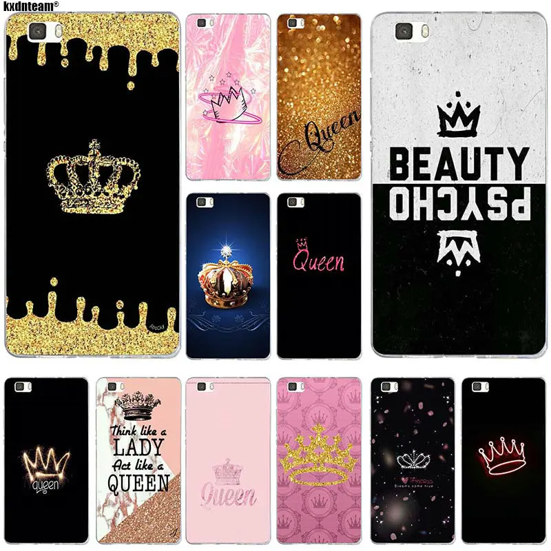 Best For Huawei P8 P9 P10 P20 Lite Mate 10 Pro Y5 Y6 II Y7 Honor 6X 7X 9 Lite Shell Soft TPU Phone Cases Queen Crown King Princess