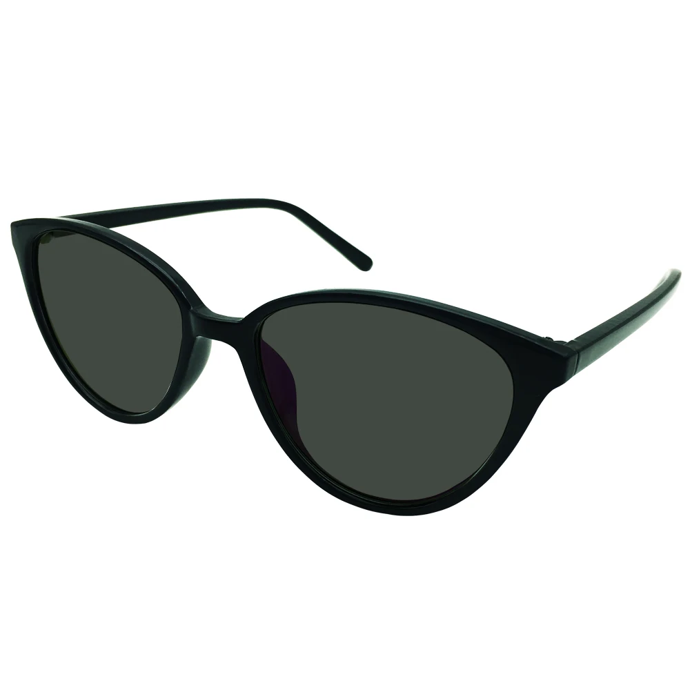 

Ladies Tinted Green Polarized Cateye Distance Sunglasses Glasses Myopia Shortsighted Womens Cat Eye Prescription Black Frames