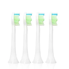 4pcs HX6064 Generic Electric Sonic Tooth Brush Replacement For Philips Sonicare Toothbrush Heads Diamondclean Soft Bristles